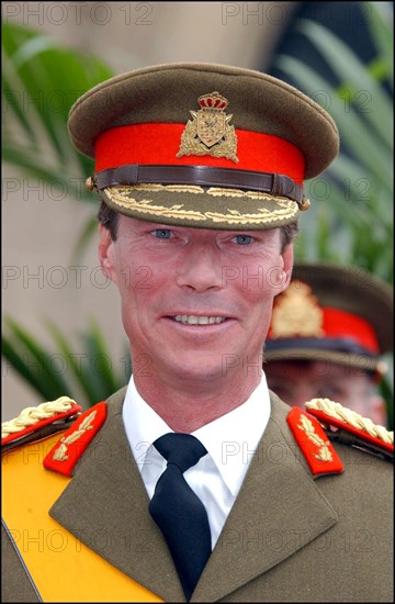 06/23/2002. Royal couple the Grand Duke Henri and the Grand Duchess Marie Teresa celebrate their country's national holiday in Luxembourg.