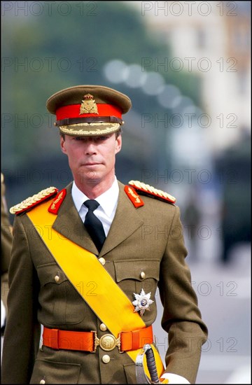 06/23/2002. Royal couple the Grand Duke Henri and the Grand Duchess Marie Teresa celebrate their country's national holiday in Luxembourg.