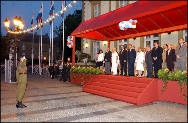 06/25/2002. Grand Duke Henri Luxembourg and Grand Duchess Maria Teresa