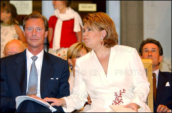 06/25/2002. Grand Duke Henri of Luxembourg and Grand Duchess Maria Teresa