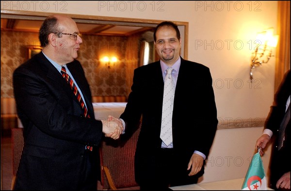 06/26/2002. Mr. Rafik Abdelmoumen Khelifa, on his way to buy Holzmann, the third best-rated building compagny in Germany