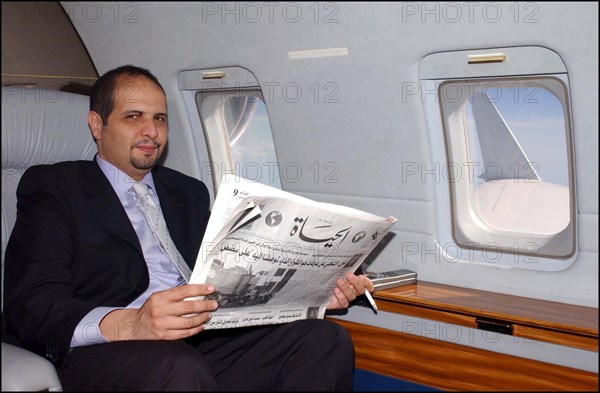 06/26/2002. *** Mr. Rafik Abdelmoumen Khelifa, on his way to buy Holzmann, the third best-rated building compagny in Germany