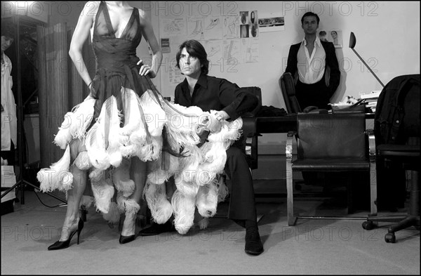 07/00/2002. **EXCLUSIVE** Stephane Rolland fashion designer of Scherrer