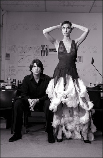 07/00/2002. **EXCLUSIVE** Stephane Rolland fashion designer of Scherrer