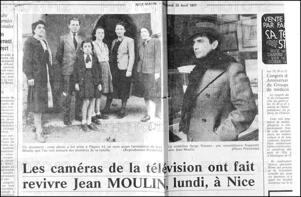 04/07/2002. Jean Moulin's friend, Colette Dreyfus.
