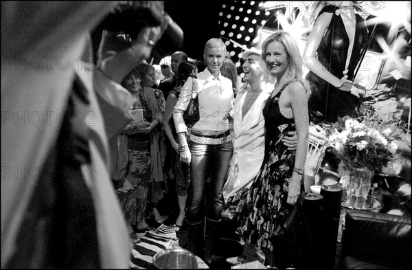 07/09/2002. Fall-winter 2002-03 Haute-Couture collections: the backstage of Christian Dior's fashion show