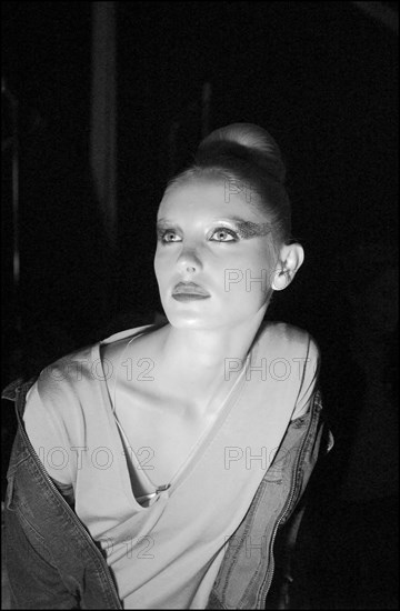 07/11/2002. Fall winter 2002-03 collections. The backstage of Valentino's fashion show