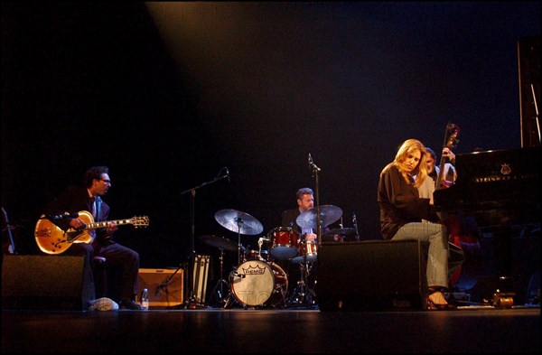 09/13/2002. Concert of Diana Krall at the congress palace of Paris