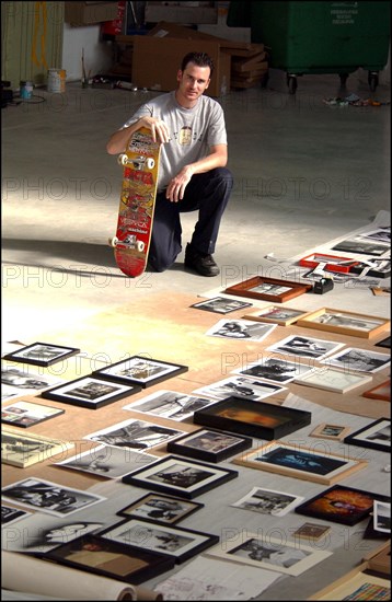 10/01/2002.  Ed Templeton, American skater in Paris.