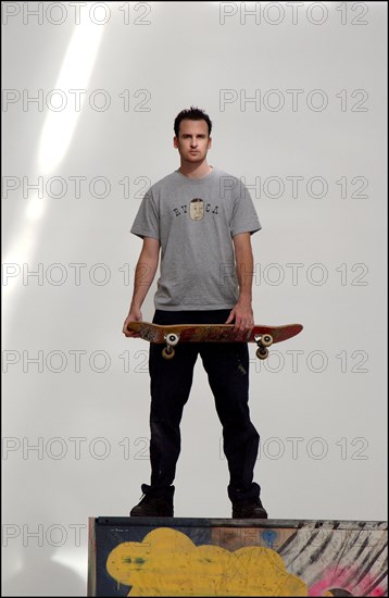 10/01/2002.  Ed Templeton, American skater in Paris.