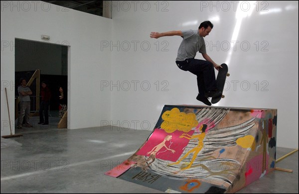 10/01/2002. Exclusive: Ed Templeton, American skater in Paris.