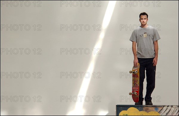 10/01/2002.  Ed Templeton, American skater in Paris.