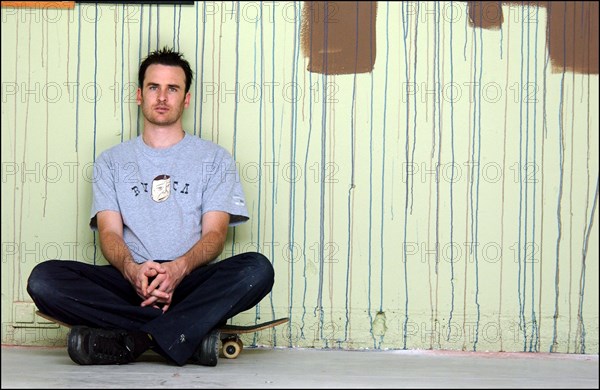 10/01/2002. Exclusive: Ed Templeton, American skater in Paris.