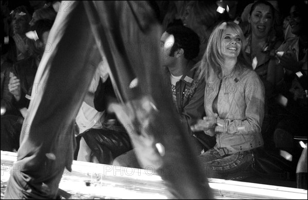 10/00/2002. Close up Rosanna Arquette in Paris.