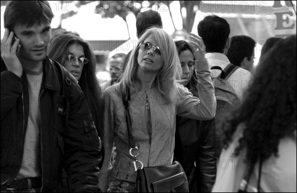 10/00/2002. Close up Rosanna Arquette in Paris.