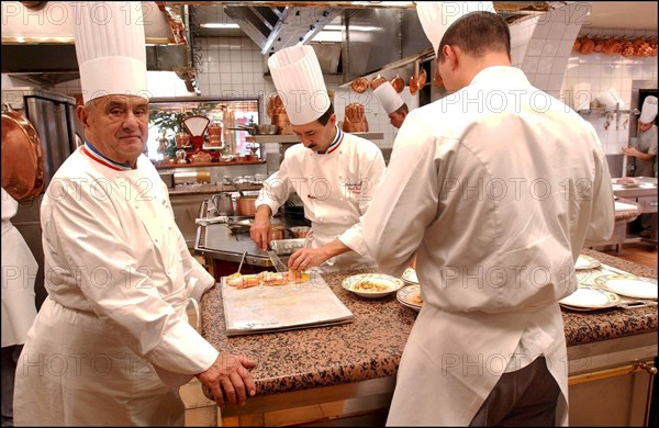 11/00/2002. World renowned French chef Paul Bocuse