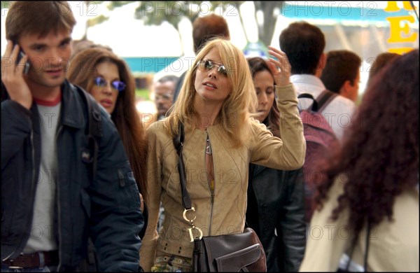 10/00/2002. Close up Rosanna Arquette in Paris.