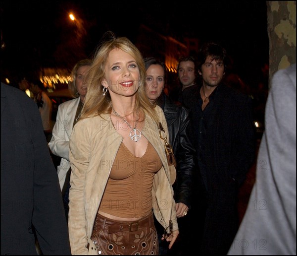 10/00/2002. Close up Rosanna Arquette in Paris.