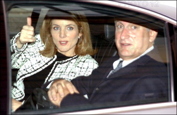 11/18/2002. Caroline Kennedy inaugurates the exhibition "Jackie Kennedy, les annees Maison Blanche" in Paris