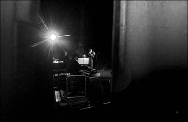 11/20/2002.  Famous French singer Mireille Mathieu on stage and backstage at the Olympia