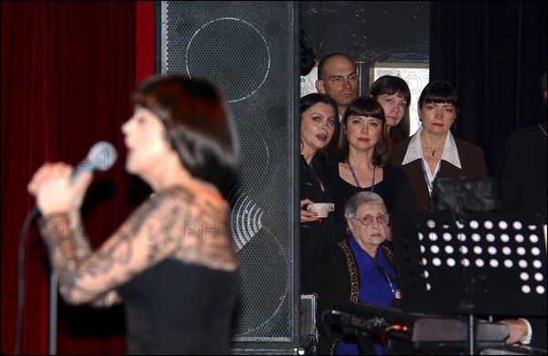 11/21/2002. Concert of Mireille Mathieu at the Olympia