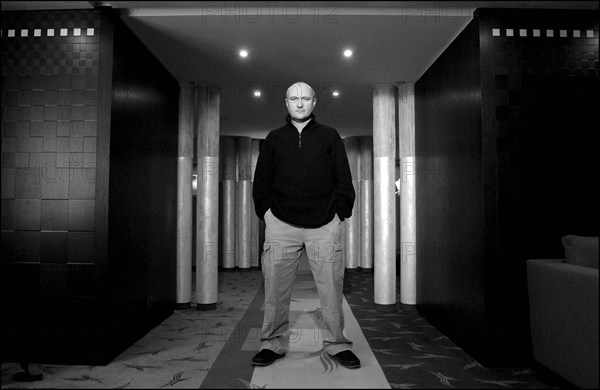 01/19/2003. Close-Up of Phil Collins in Cannes after he received his life achievement award