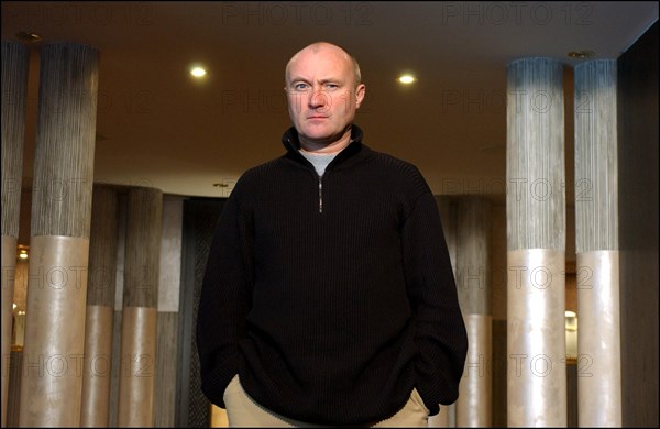 01/19/2003. Close-Up of Phil Collins in Cannes after he received his life achievement award