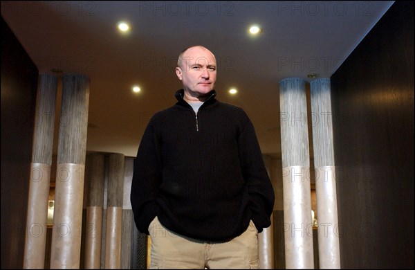 01/19/2003. Exclusive Close-Up of Phil Collins in Cannes after he received his life achievement award