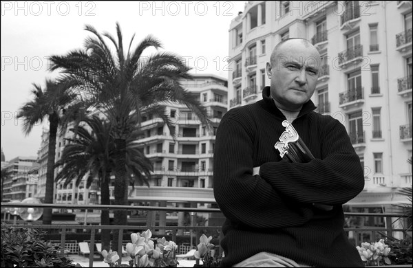 01/19/2003. Close-Up of Phil Collins in Cannes after he received his life achievement award