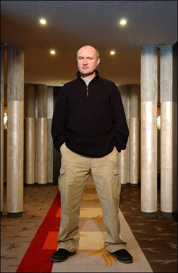 01/19/2003. Close-Up of Phil Collins in Cannes after he received his life achievement award