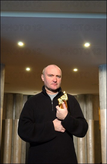 01/19/2003. Exclusive Close-Up of Phil Collins in Cannes after he received his life achievement award