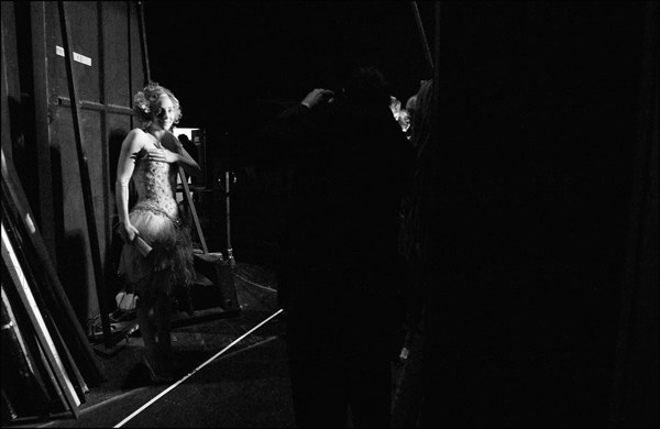 02/22/2003. Backstage of the 28th "Cesar" Awards in the Theatre du Chatelet