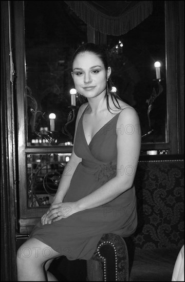 02/22/2003. Backstage of the 28th "Cesar" Awards in the Theatre du Chatelet