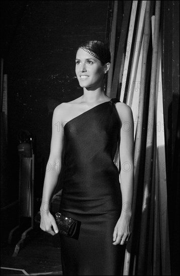 02/22/2003. Backstage of the 28th "Cesar" Awards in the Theatre du Chatelet