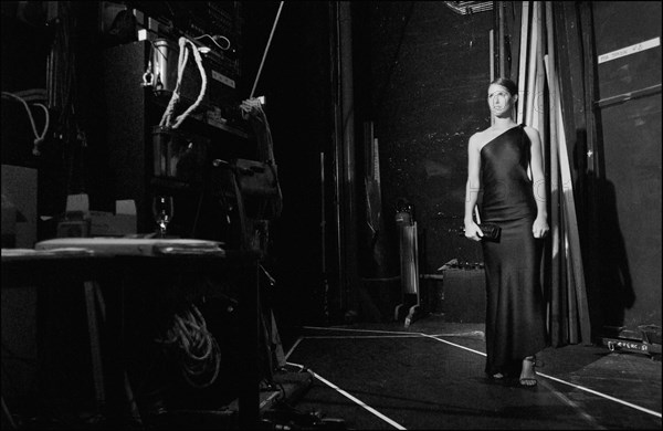 02/22/2003. Backstage of the 28th "Cesar" Awards in the Theatre du Chatelet