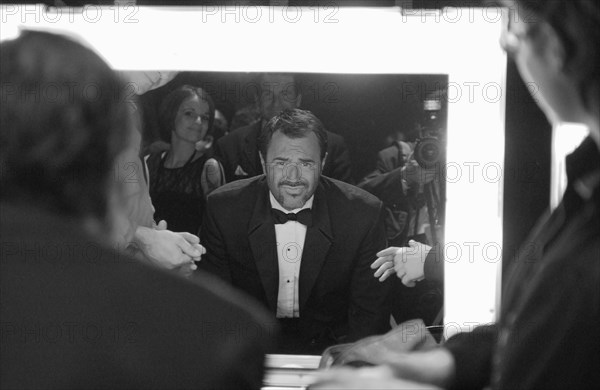 02/22/2003. Backstage of the 28th "Cesar" Awards in the Theatre du Chatelet