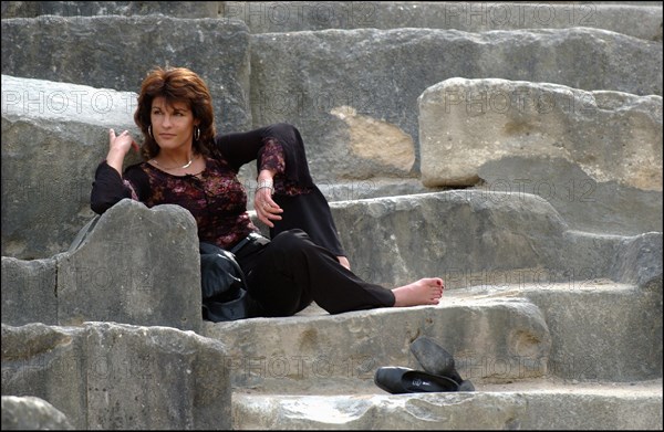 04/30/2003. Mireille Calmel, French writer