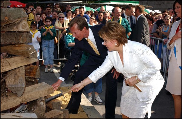 06/22/2003. Grand Duchy of Luxembourg celebrates National Day