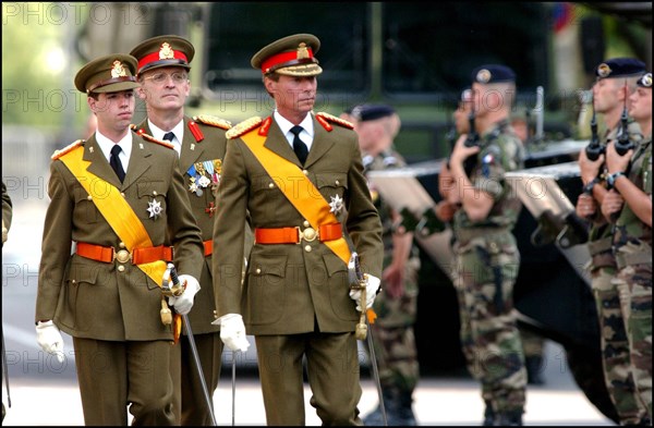 06/23/2003. Grand Duchy of Luxembourg celebrates National Day