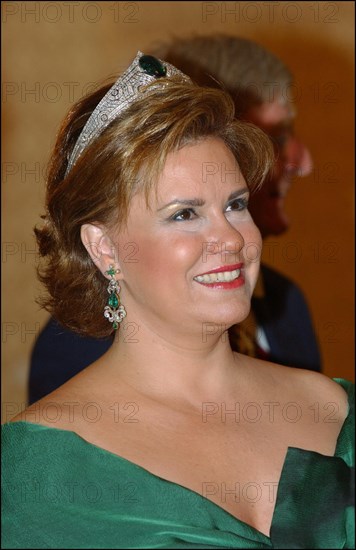 06/23/2003. Grand Duchy of Luxembourg celebrates National Day: reception at the "Grand Palais"