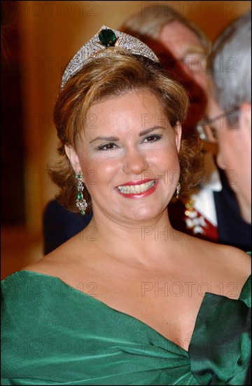 06/23/2003. Grand Duchy of Luxembourg celebrates National Day: reception at the "Grand Palais"