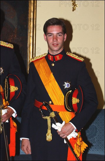 06/23/2003. Grand Duchy of Luxembourg celebrates National Day: reception at the "Grand Palais"