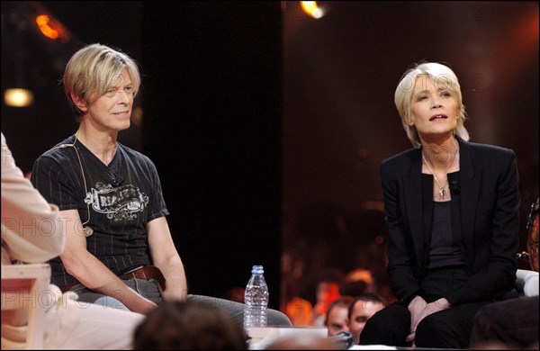 David Bowie et Françoise Hardy sur le plateau de Trafic Musique sur France 2