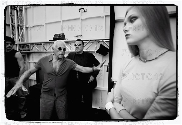 09/00/2003. **EXCLUSIVE** Giorgio Armani receives first the "Rodeo Drive Walk of Style" prize