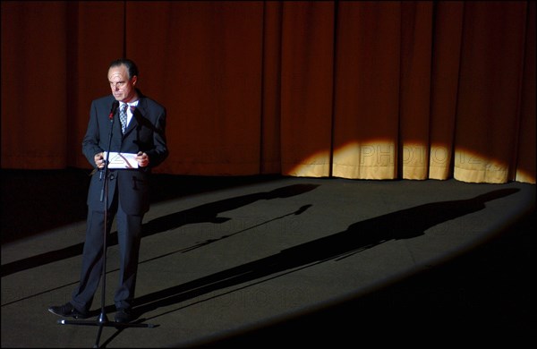 10/00/2003. Frederic Mitterrand, programs director of French-speaking channel TV5.