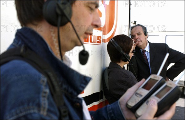 10/00/2003. Frederic Mitterrand, programs director of French-speaking channel TV5.