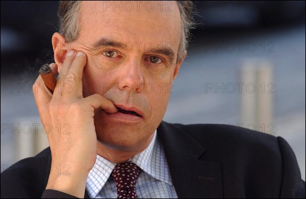 10/00/2003. Frederic Mitterrand, programs director of French-speaking channel TV5.