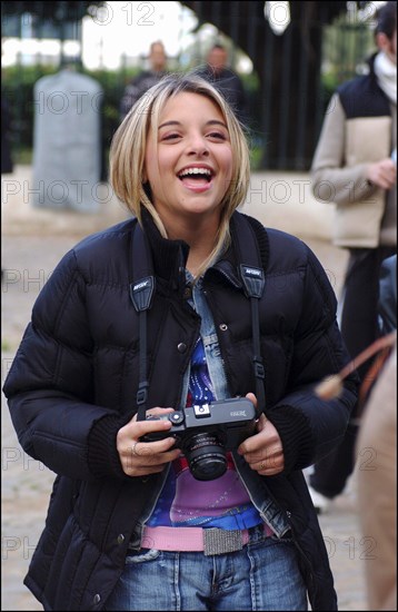 01/00/2004. French singer Priscilla shooting her new clip