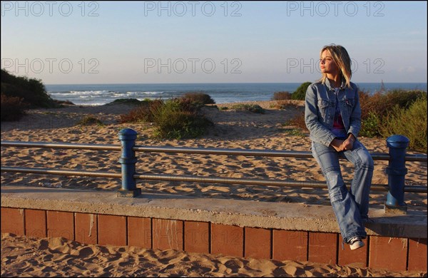 01/00/2004. French singer Priscilla shooting her new clip