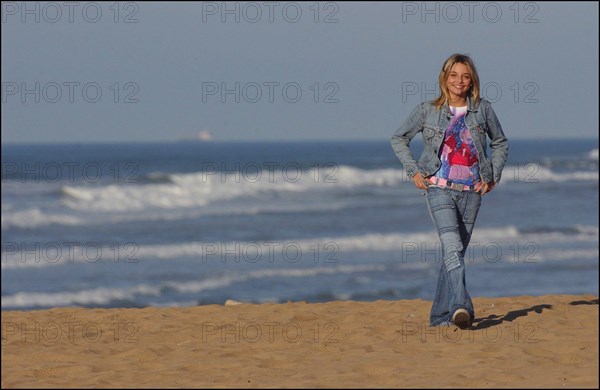 01/00/2004. French singer Priscilla shooting her new clip